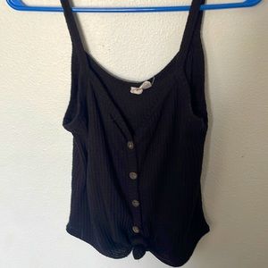 Black tank top